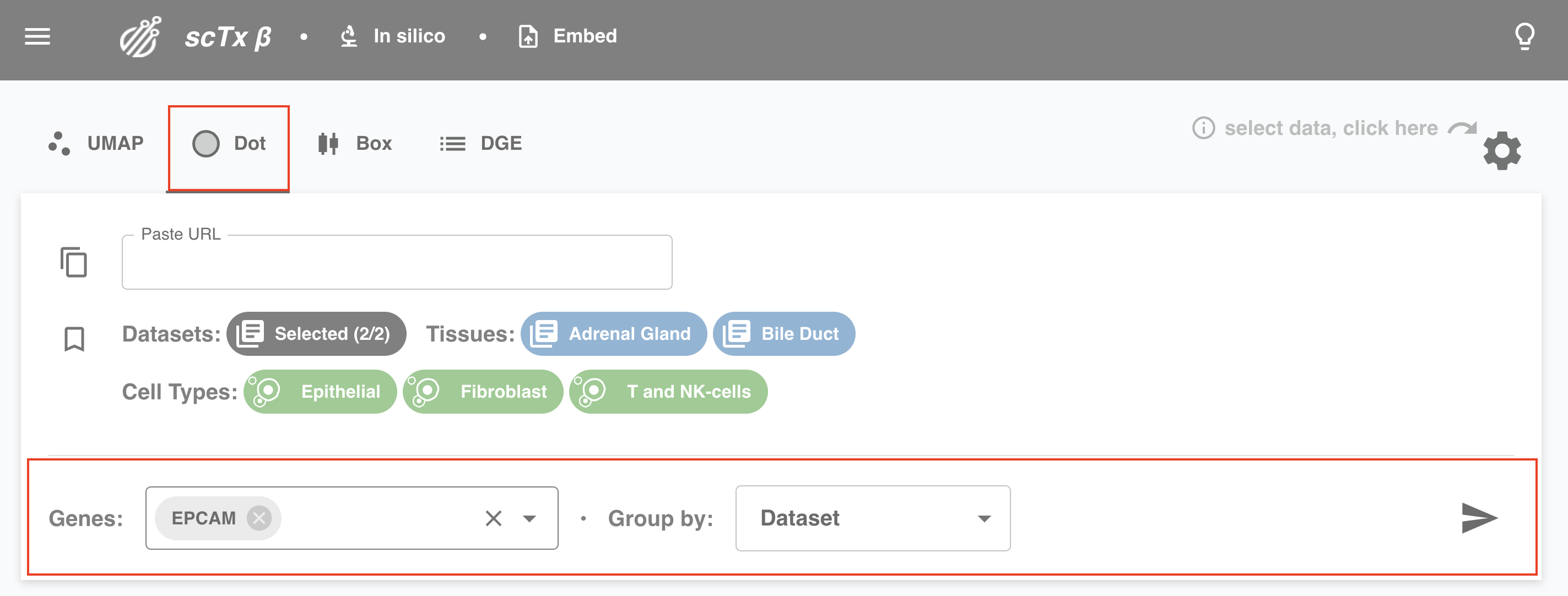 Select Plot Specific Parameters